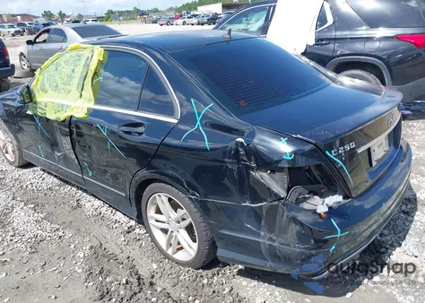 2013 Mercedes-Benz C 250 Luxury/Sport from USA, damaged, VIN WDDGF4HB5DA869063